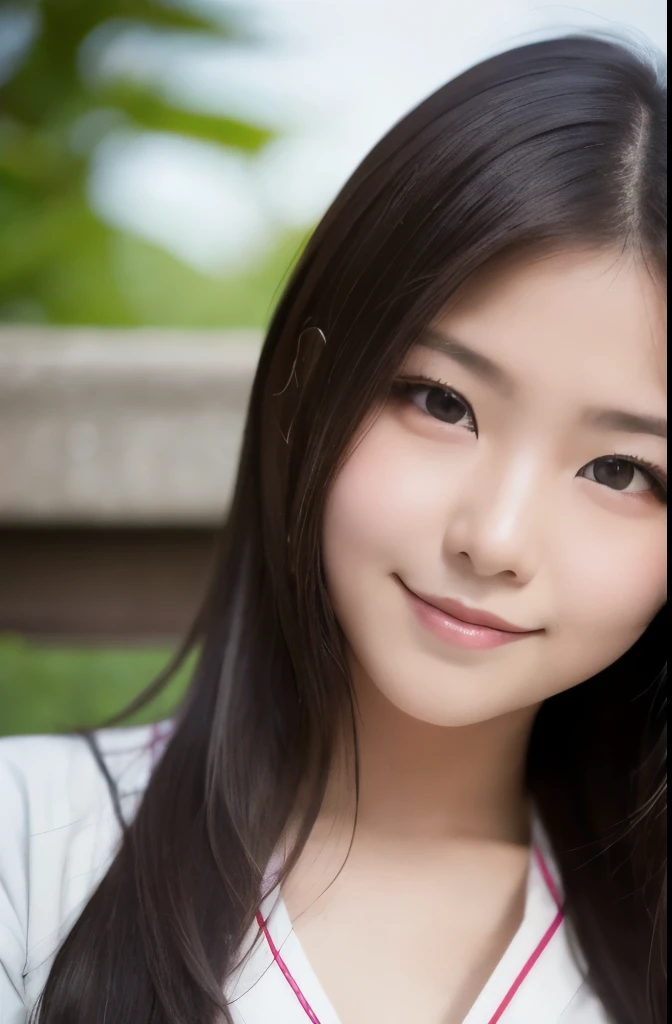 best quality, face focus, soft light, ultra high res, (photorealistic:1.4), RAW photo,(Shinozaki Ai), (fair skin), (kawaii),
1 Japanese girl, solo, cute, smile, (pupil, lights in the eyes),  detailed beautiful face, Medium-sized breasts,(high resolution detail of human skin texture),(long hair),(portrait), upper body, white traditional kimono, Increase the area of the face relative to the screen