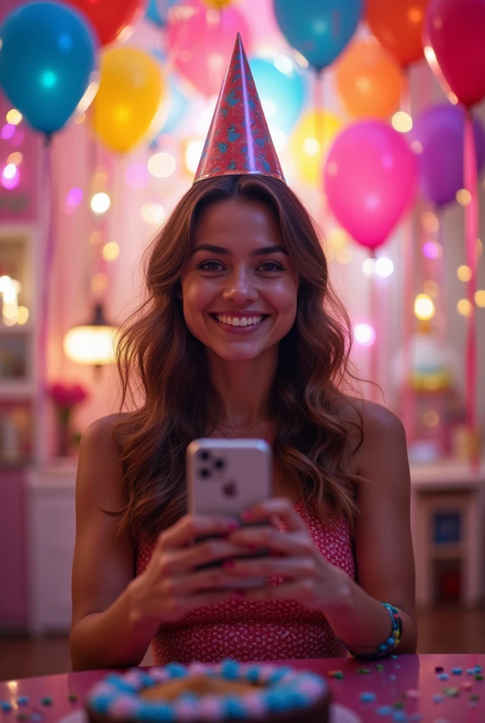 Birthday only background with celebrition only for background  like selfie 

