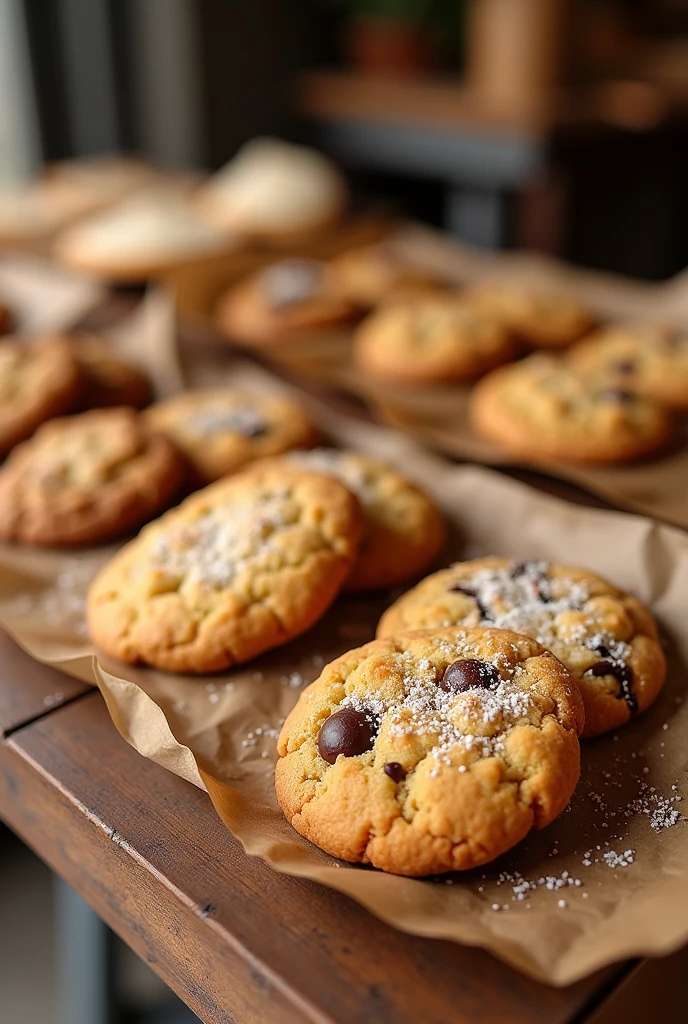 Cookies to sell for 1 dollar of flavors