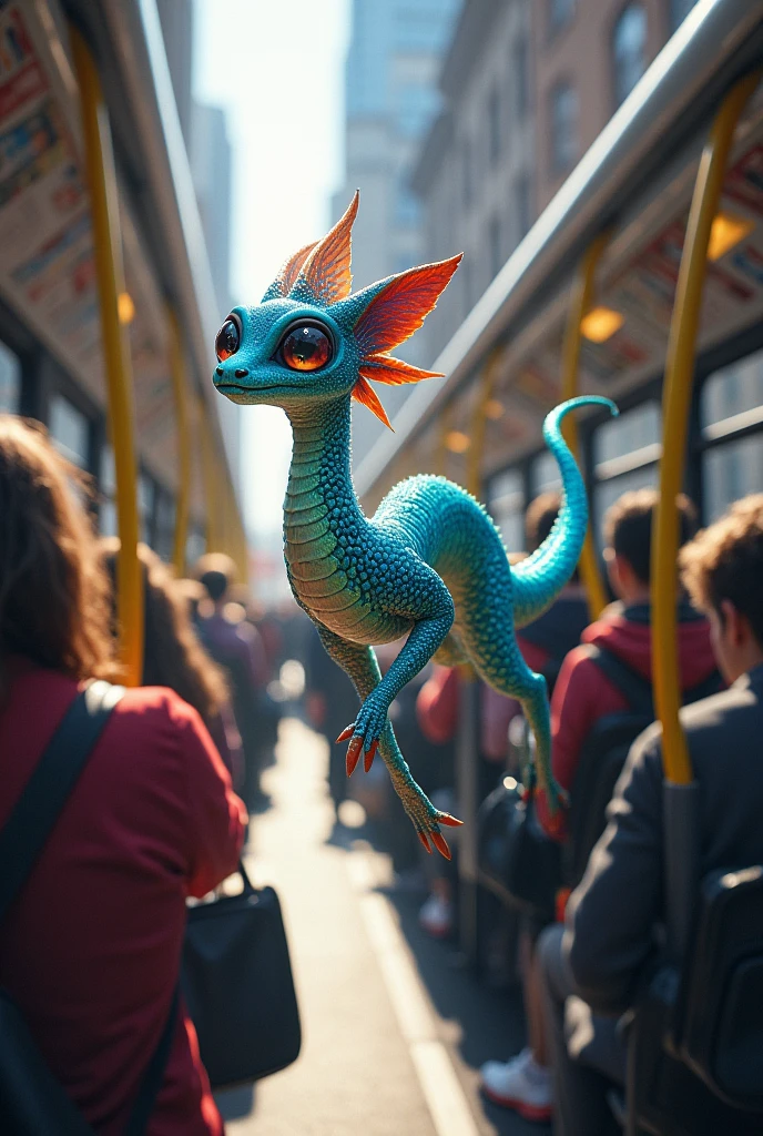 Zemeya runs on the bus