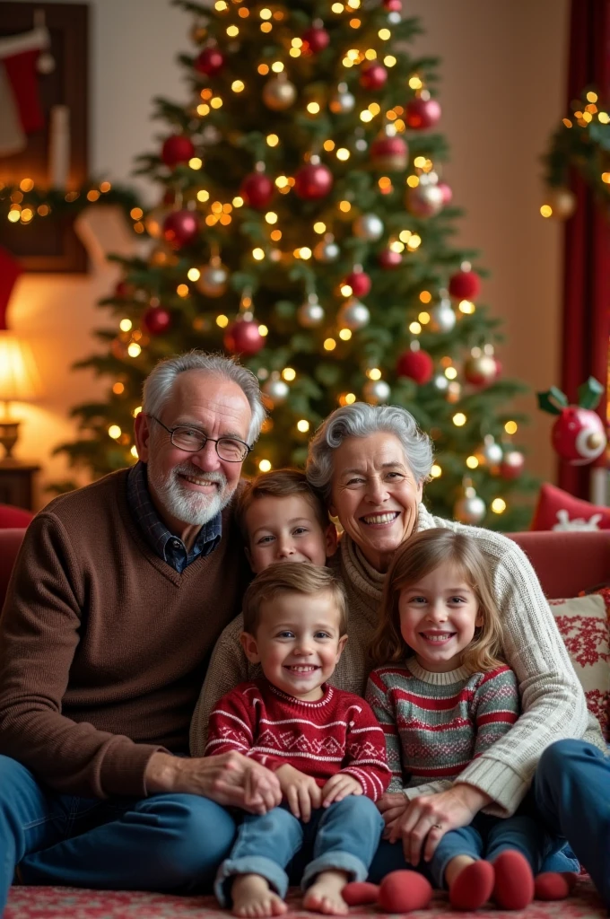 Christmas background to take family photos