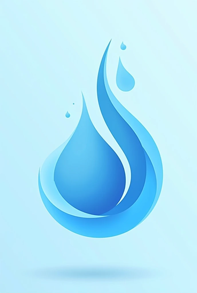 LOGO FOR FLUID MECHANICS COURSE IN SKY BLUE COLOR
