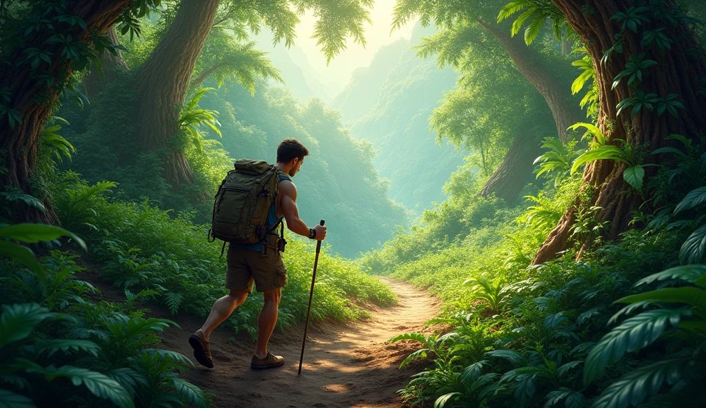 Walking in the jungle 