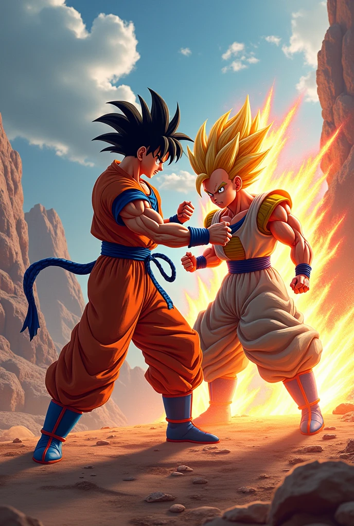 Goku vs Vegeta 

