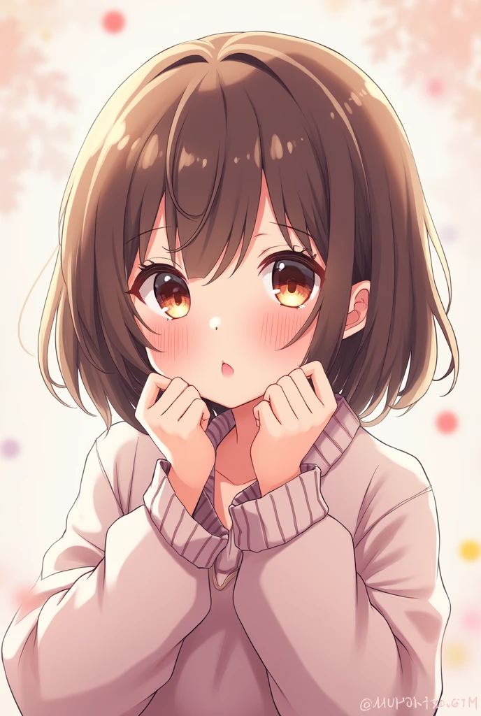 Masterpiece, Anime, A girl, One, Blushing Hard, Pouting cutely, Looking she's trying to get someone attention