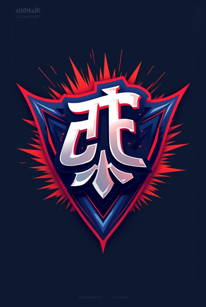 Creat a gaming esports logo for obber esport like nepal falg and aslo add color like nepal flag and add Œ as a word
