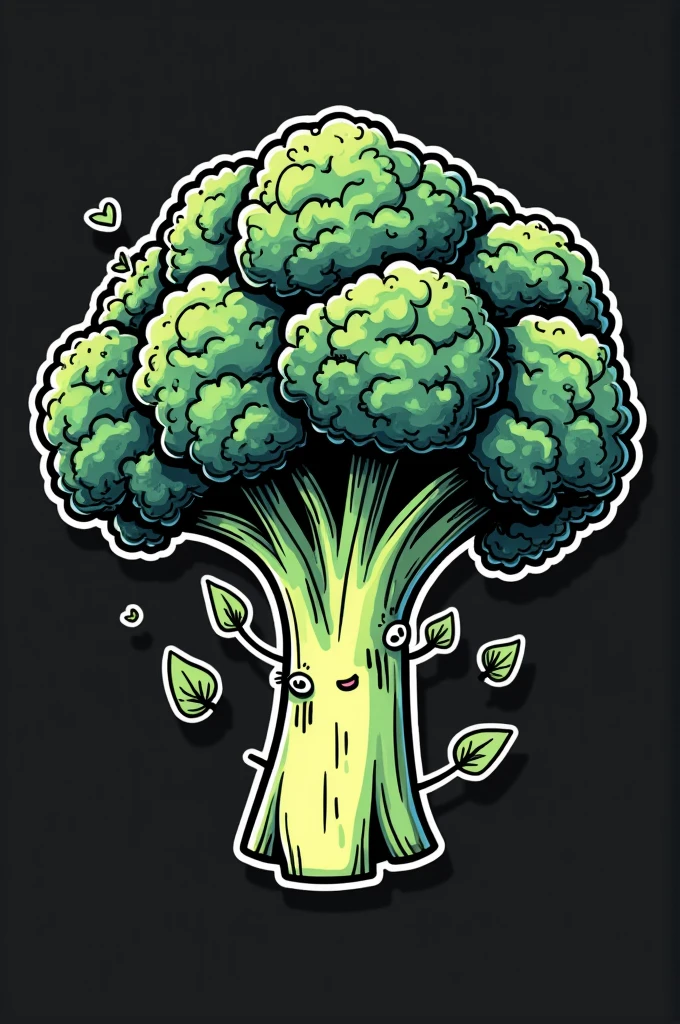 Make a logo band
The tema is broccolis with band music
Whrite BROO'SCOLY
And make the logo like white and black cartoon,add some band