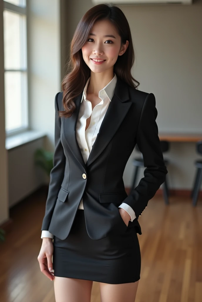 Create beautiful and feminine body photos,Accurate simulation、Real People、business suit、Thighs、Noriko Sakai、Server Room