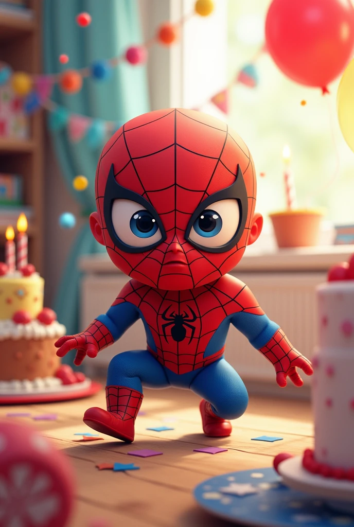 spiderman, birthday, , cute, happy