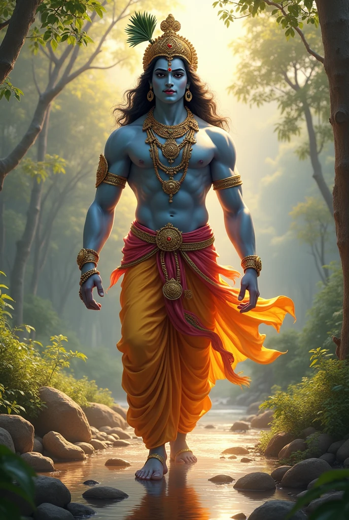 Lord krishna leg