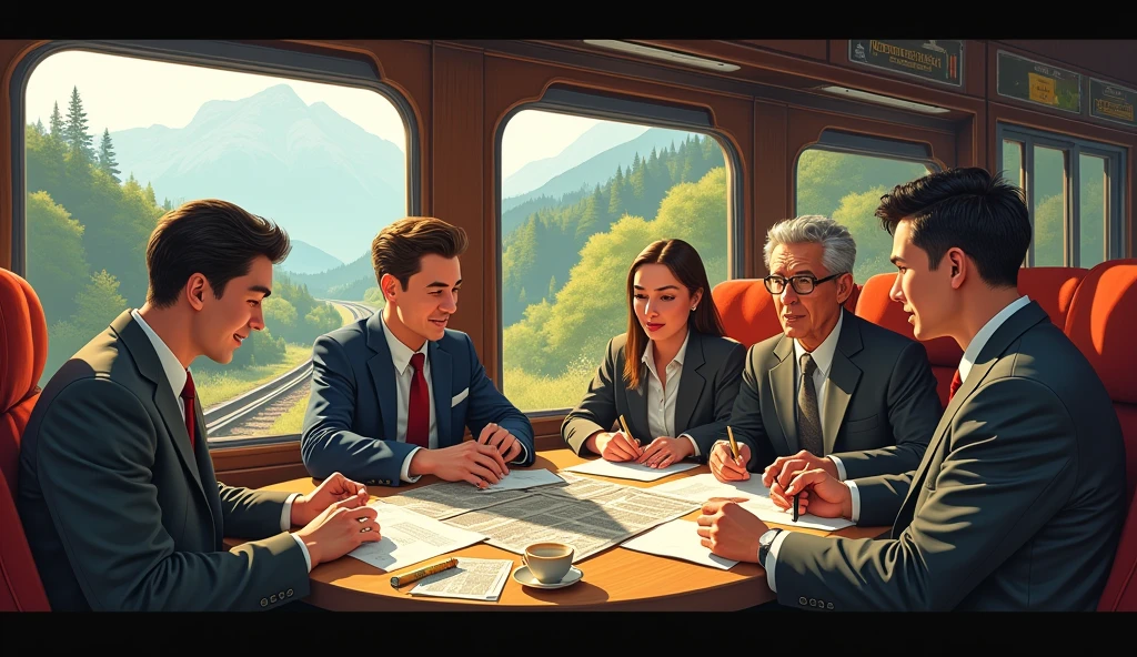 A word Game in railway track