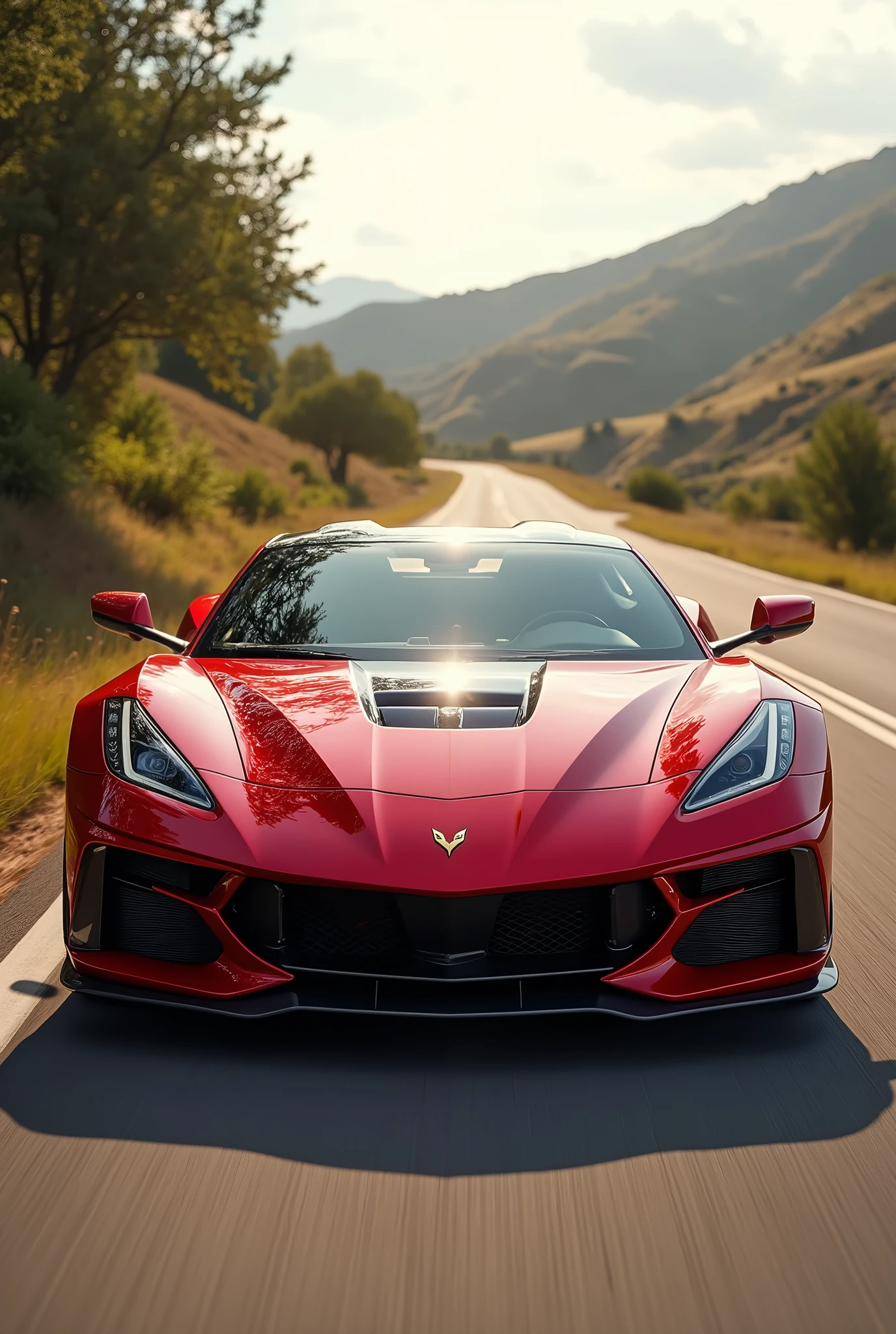 Red car