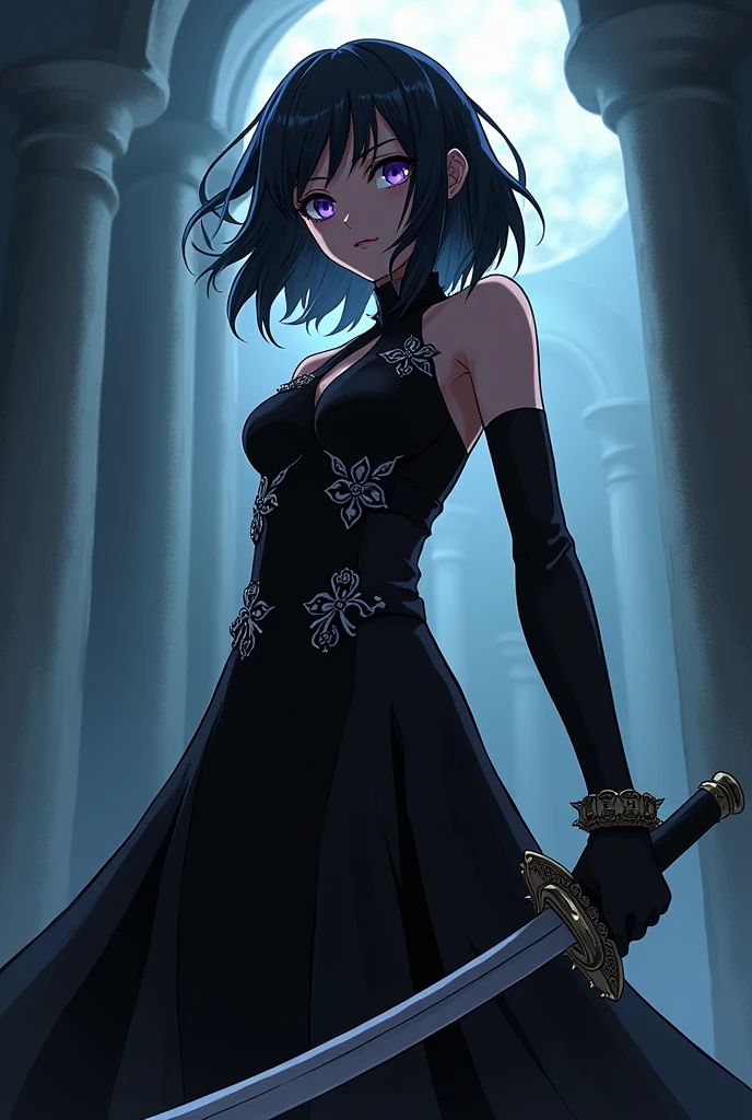 I want a picture of Rukia Kuchiki from Bleach