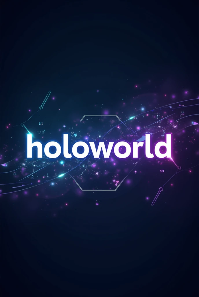 Hololive inspired logo containing the text HoloWorld