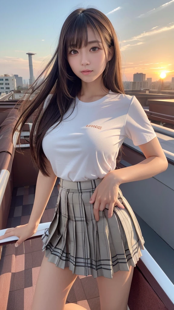 detailed, ultra detailed, insanely detailed, hyper detailed, 16K、Incredibly detailed digital art、Highest quality、Ultra-high resolution、Great beauty、Highly detailed background、Beautiful and delicate face、Extremely realistic skin、The slippery beautiful side、Brown eyes、Clear aura,(((subway))),(((spread legs)))、((skirt hold)),((skirt lift)),(((skirt))),short sleeve shirt,((cameltoe)),((sensual panties)),(thong panties),((sitting)),((seductive panties))
