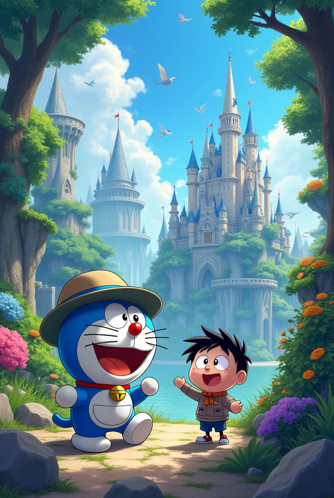 Doraemon Nobita movie kingdom of magical world movie image anime generate