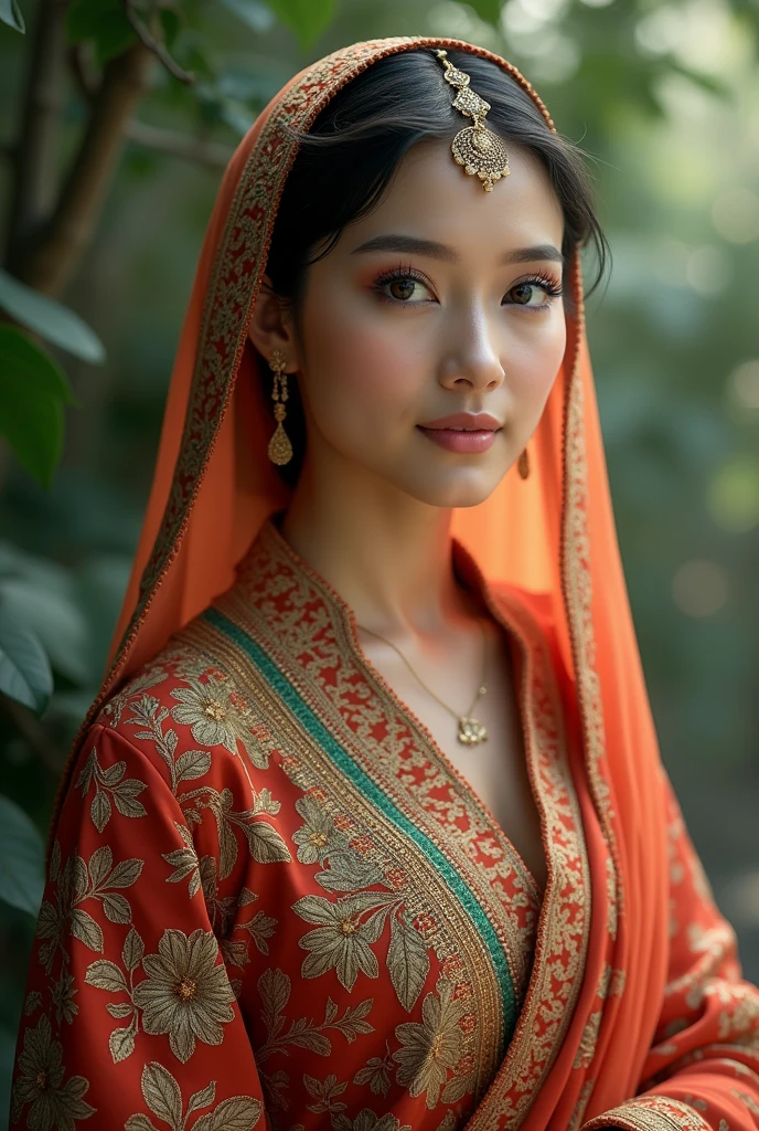 beautiful woman use clothes aceh 