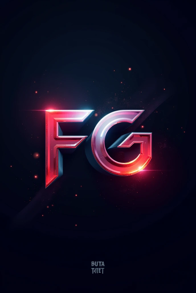 Gamer logo that has the letters FG and a play control