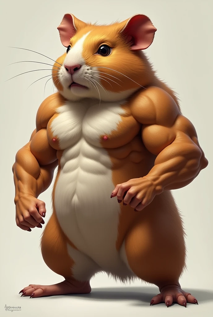guinea pig with muscles