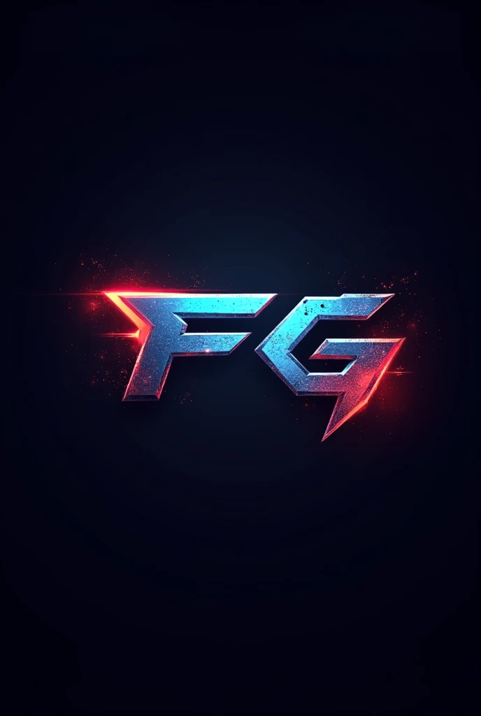 Gamer logo that has the letters FG and a play control