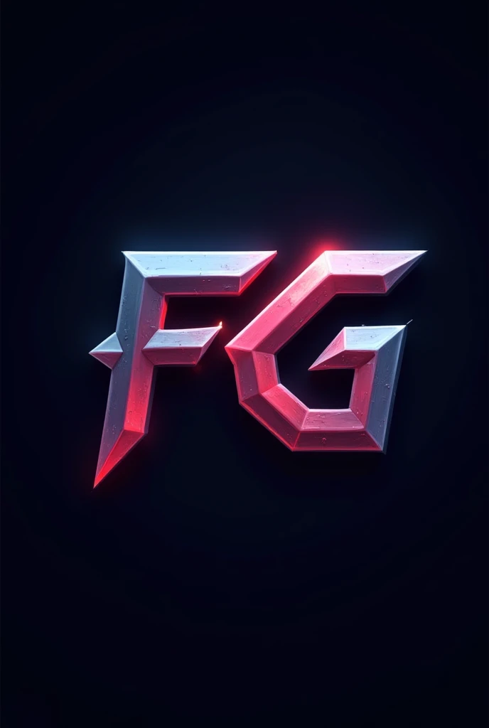 Gamer logo that has the letters FG and a play control