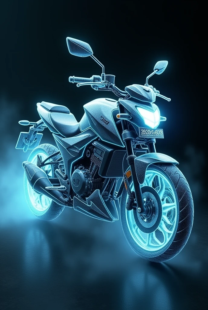 Pulsar n250 bike modified with ghost theme