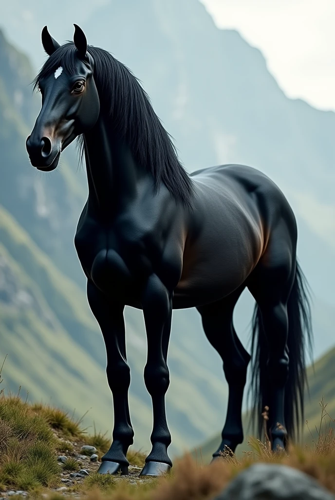 Black horse