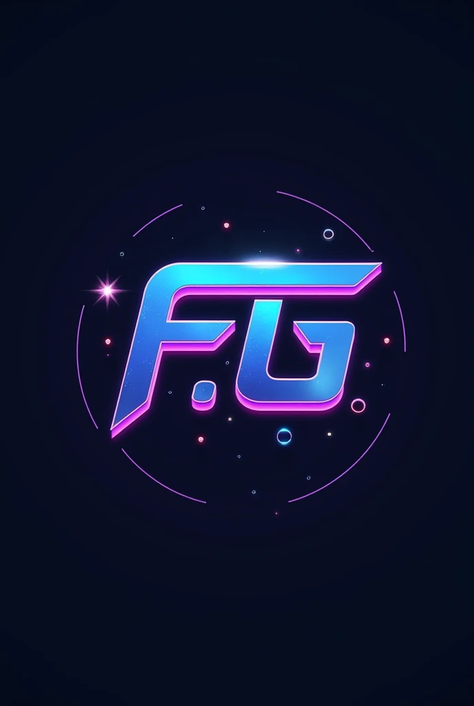 Gamer logo that has a play control and the letters F.g.