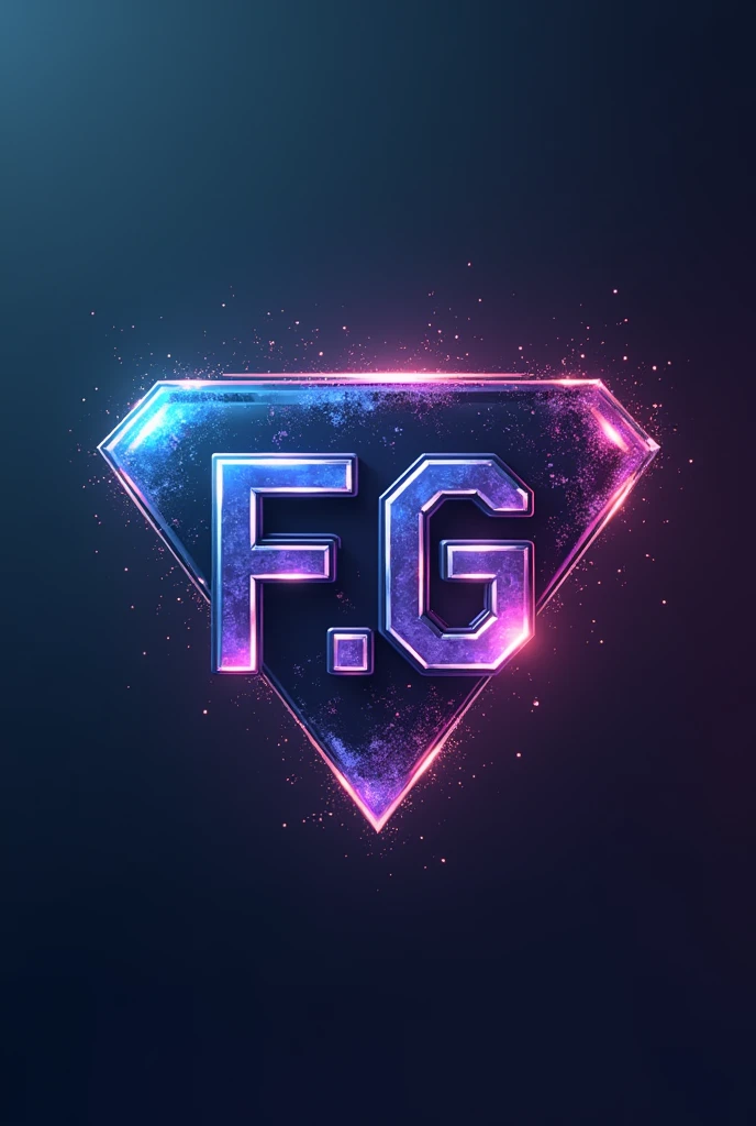 Gamer logo that has a play control and the letters F.g.