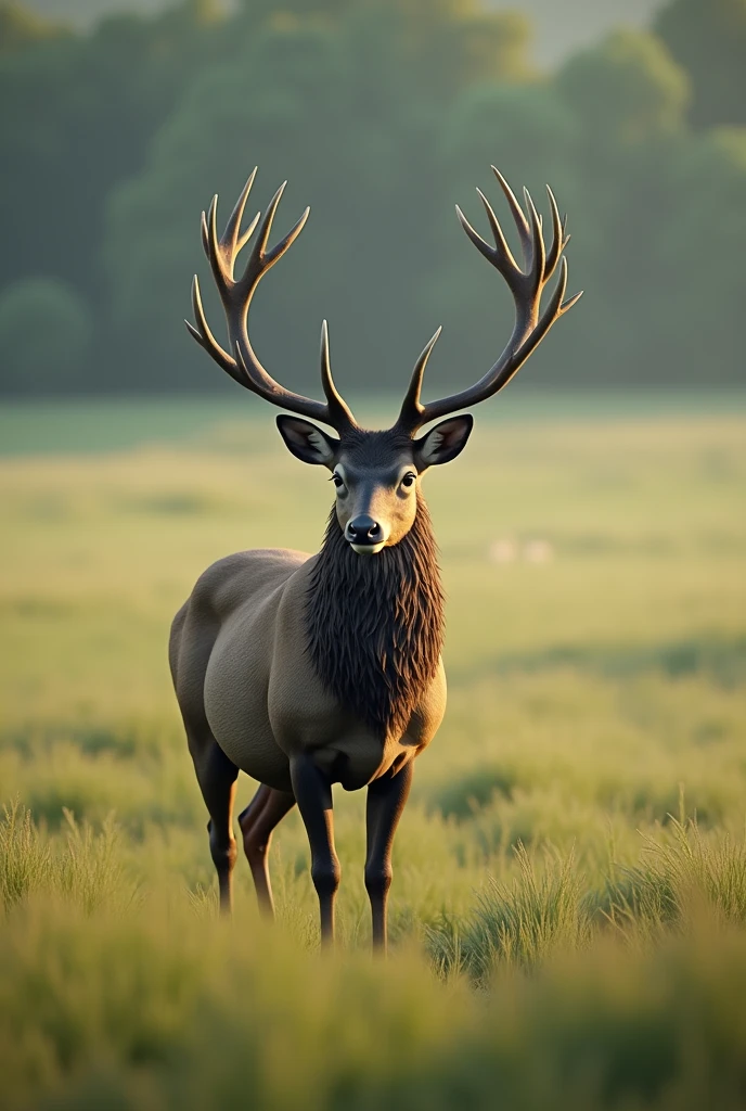 a deer with antlers in a grassy field, distant view, 3D model style, multiple angles, (best quality,4k,8k,highres,masterpiece:1.2),ultra-detailed,(realistic,photorealistic,photo-realistic:1.37),deer,antlers,grassy field,distant view,3D model,multiple angles,nature,landscape,wildlife,3D rendering,highly detailed,intricate details,realistic lighting,vibrant colors,cinematic composition