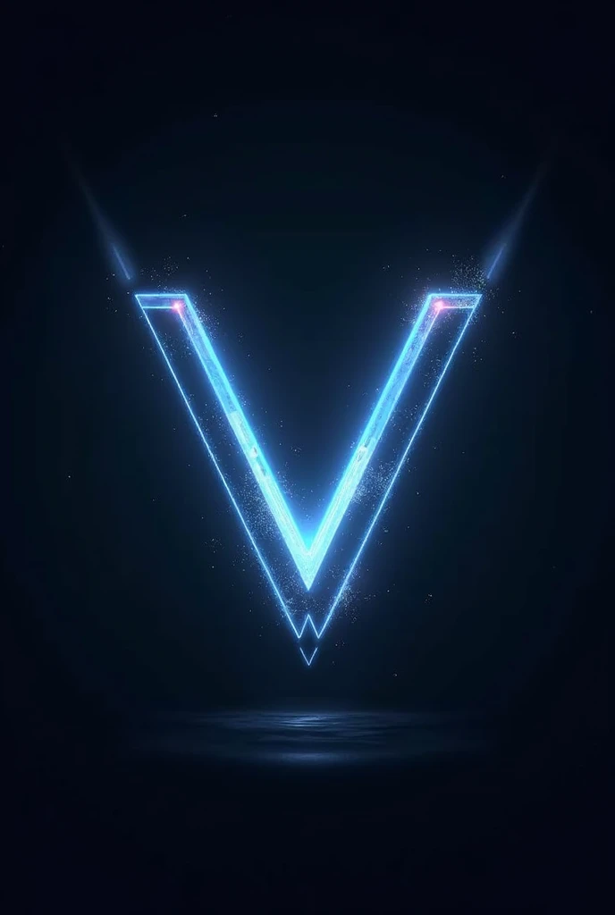 make a “V” lighting logo