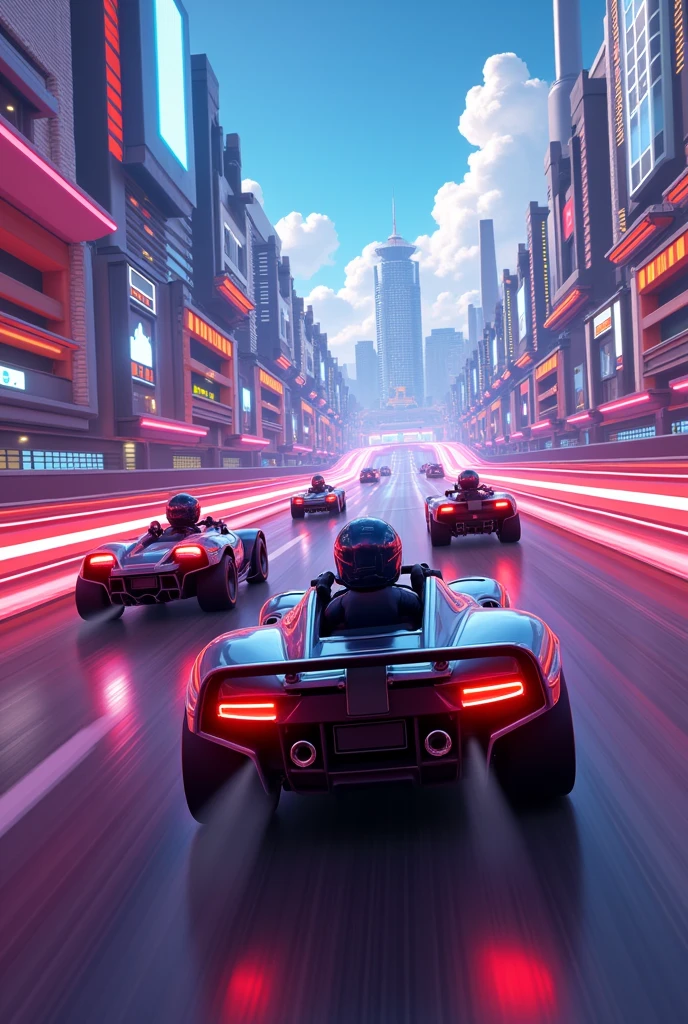 create a picture of roblox car racing 