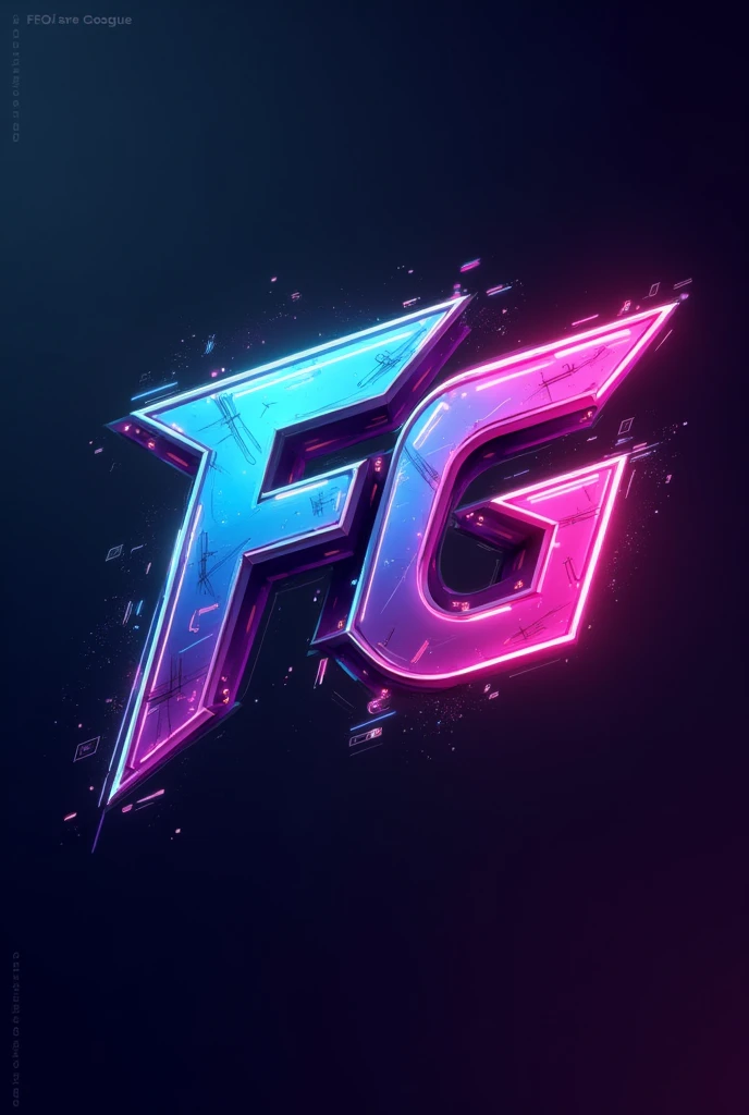Gamer logo that relates to video games and the letters FG