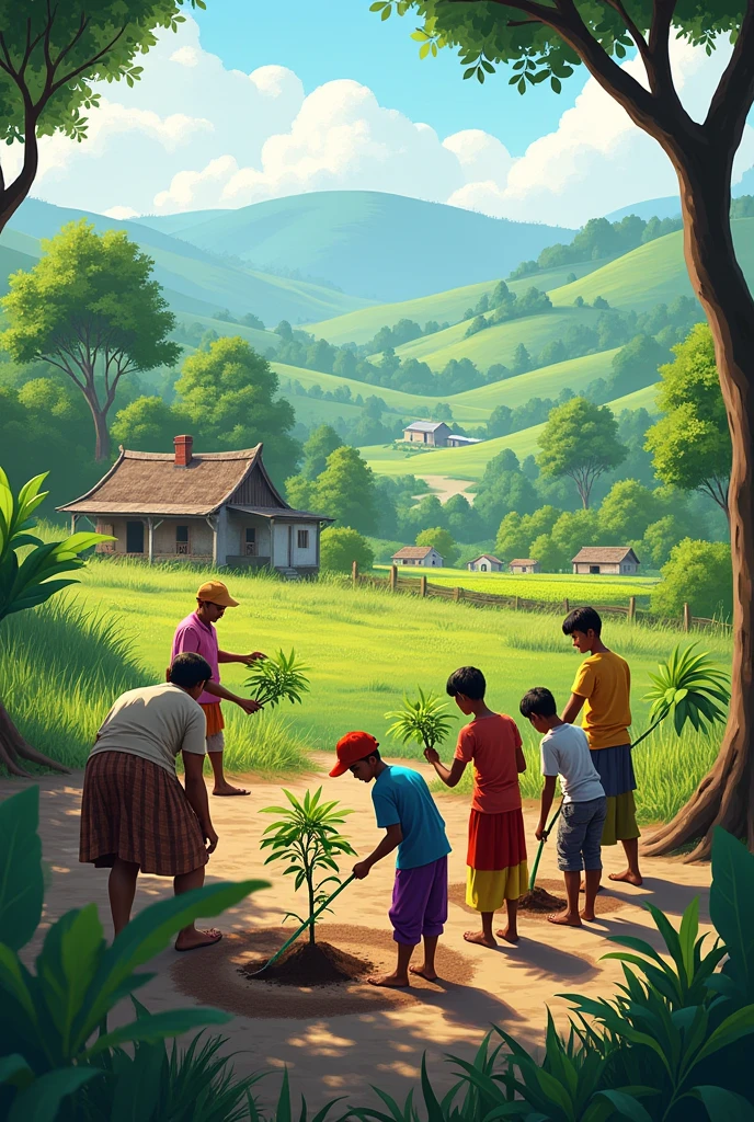 Disaster Risk Reduction Through Tree Planting in bangladesh