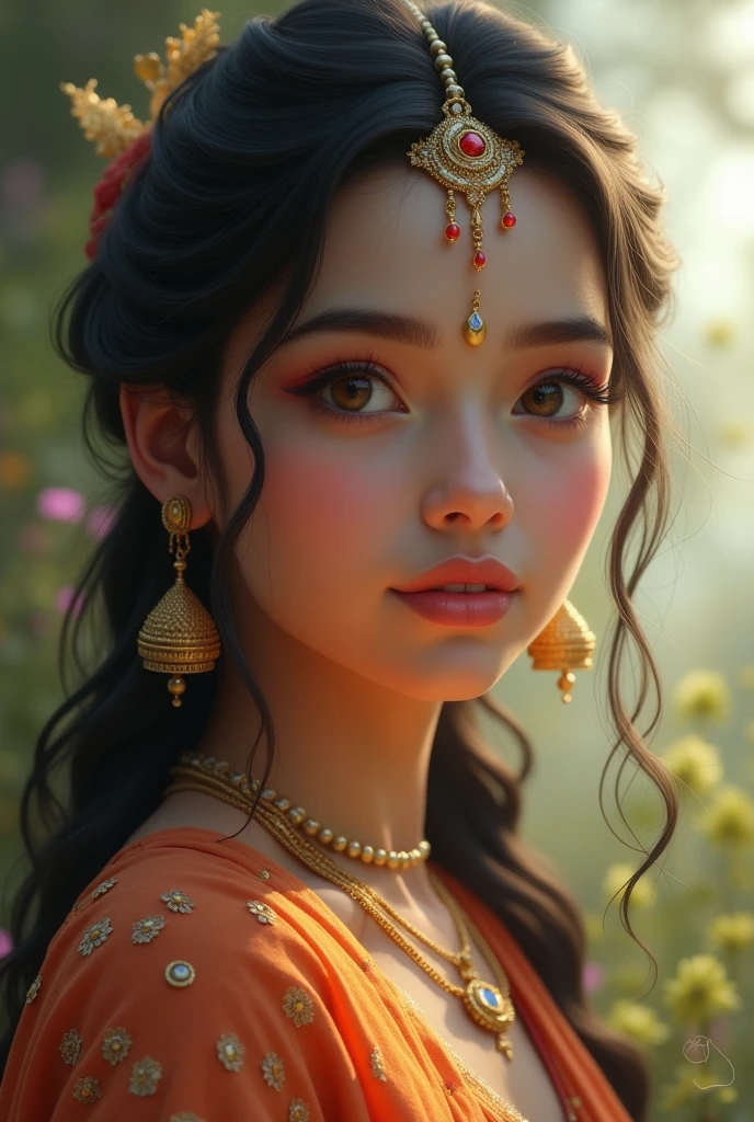 radha realistic pic