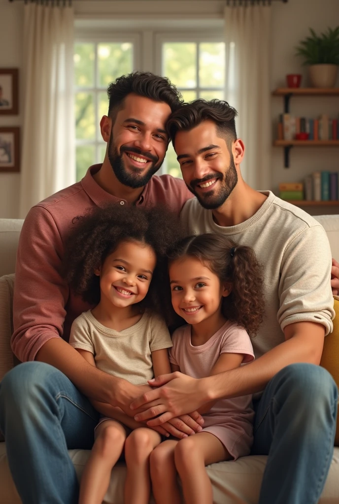 Gay dads with twin girls