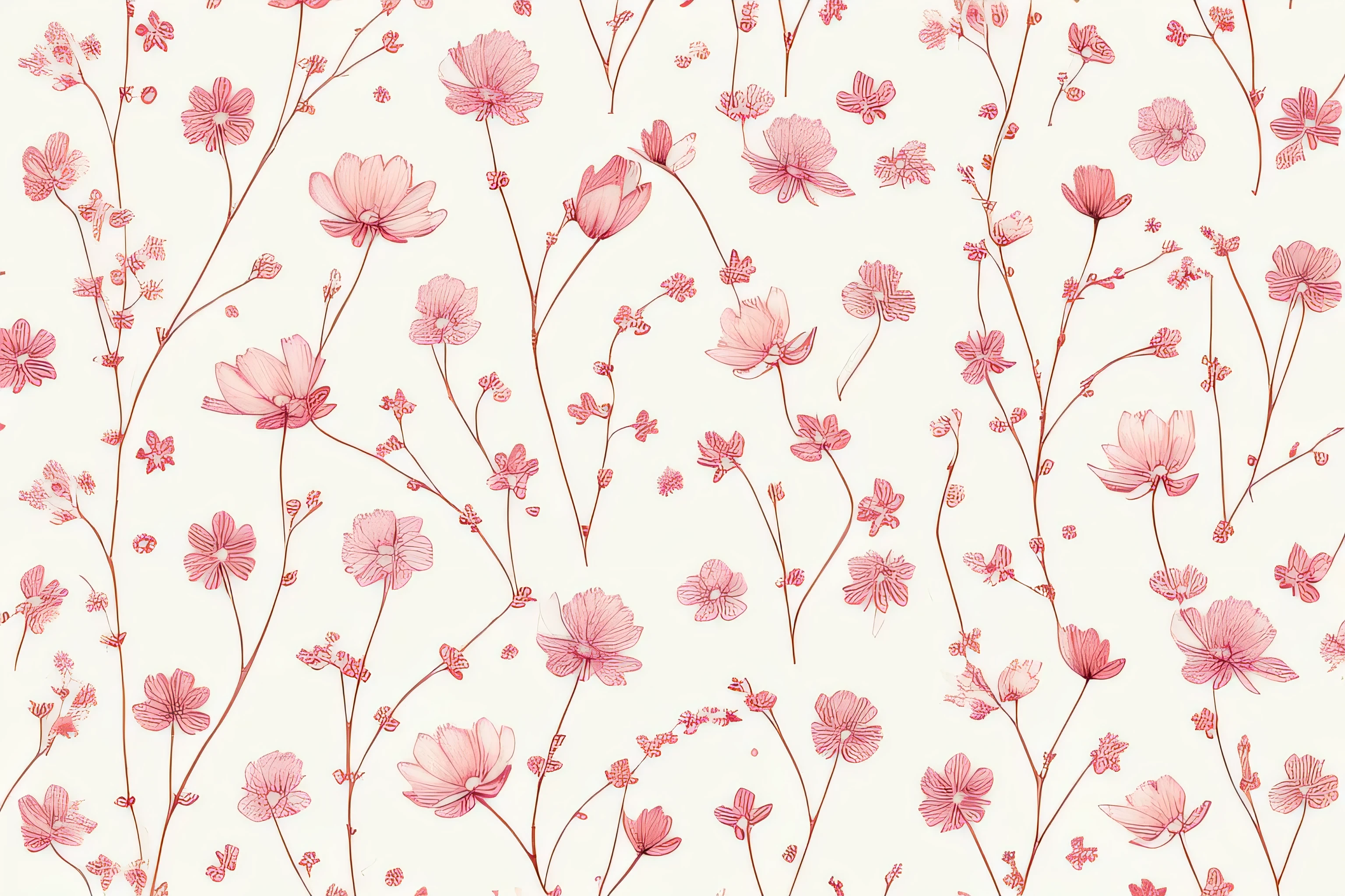 Autumn Cosmos Background Autumn Cherry Blossom Flower Plant Pop Cosmos Flower Bud Line Drawing Line Line Simple Pattern Cosmos Field Cosmos Festival White Background Scandinavian Petal Postcard