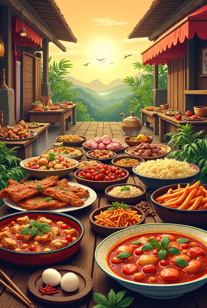 Make a local food poster 