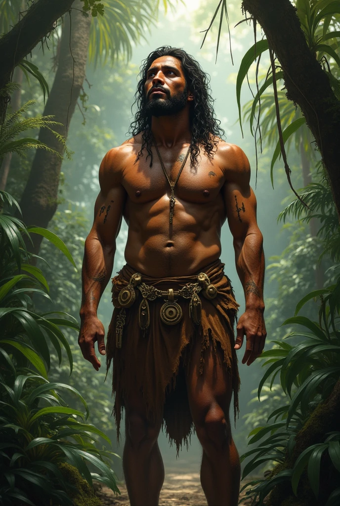 Pre-Hispanic human before clothing