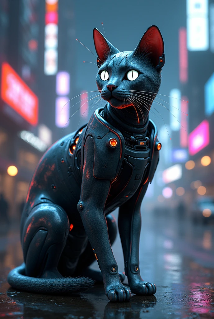 Make a cat whit lasers and stuff