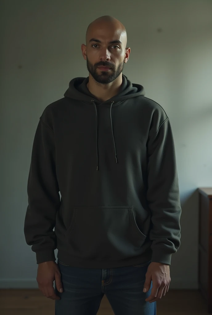 28 year, medium fat, bald, young, lonely single guy, full body image