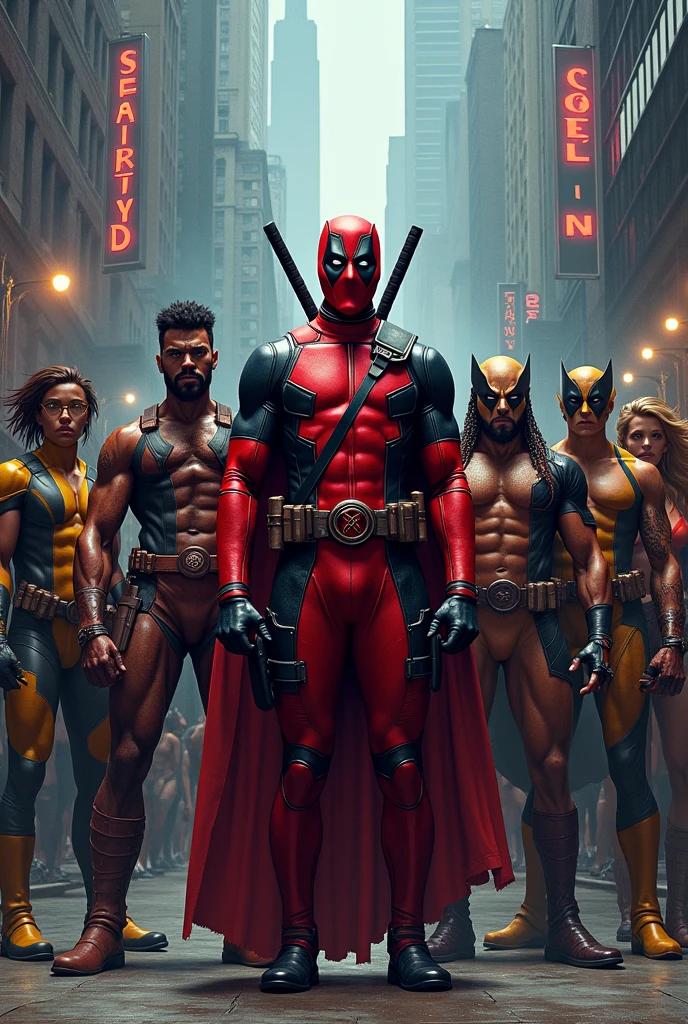 Deadpool as Jesus and the X-Men as his disciples
