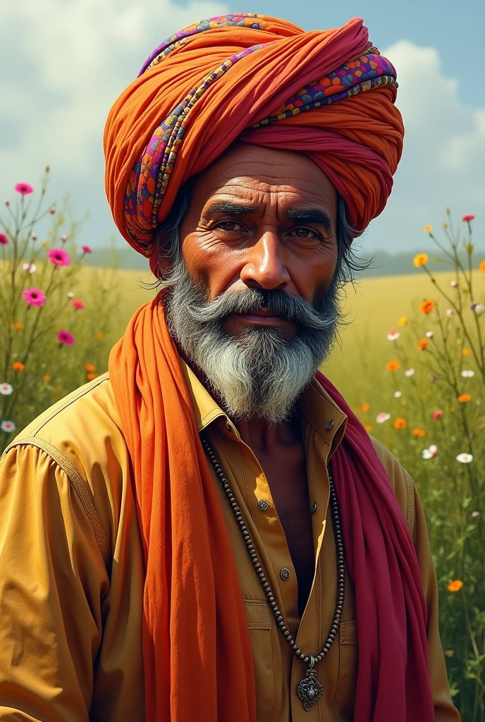 Make a panjabi turban guy