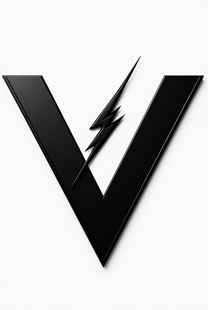 make a “V” with flash logo , and make it black and white font for each