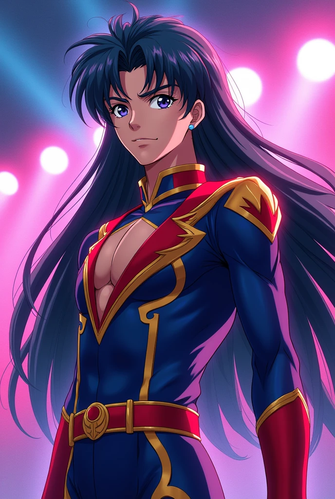 Seiya Kou hombre del grupo de los Three Lights de Sailor Moon del anime de los 90's