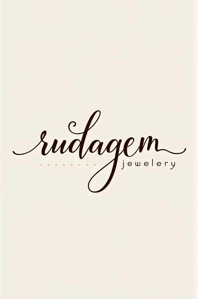 Make a log image for Rudagem_jewellery for business purpose
