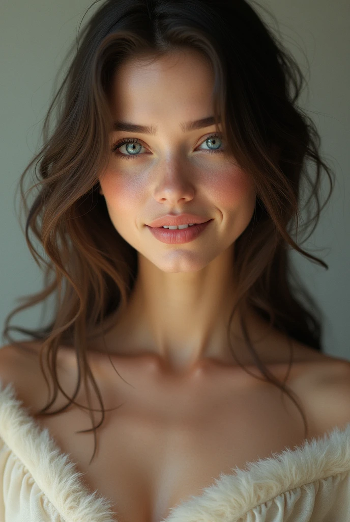 Long hair, breasts, smile, blue eyes, 1 girl,
