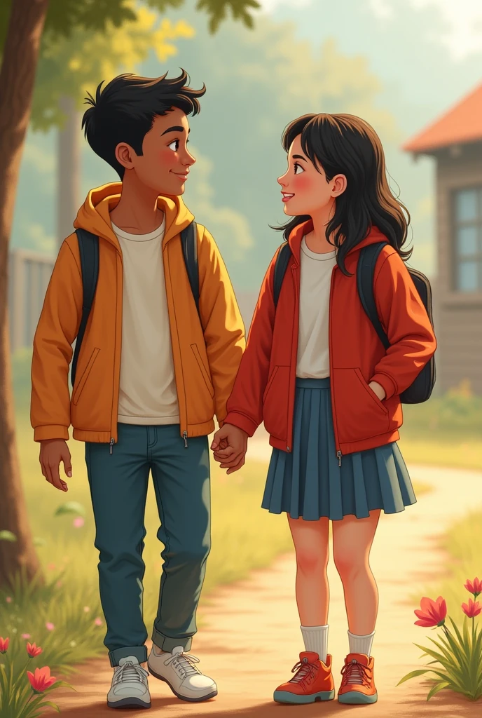 রিয়ান ও তানিয়া ছোটবেলা থেকেই বন্ধু। তাদের বন্ধুত্বের শুরু স্কুলের প্রাঙ্গণে, যেখানে তারা একসঙ্গে খেলাধুলা করত। তানিয়া ছিল মেধাবী, আর রিয়ান ছিল খেলাধুলায় প্রতিভাশালী। তাদের বন্ধুত্বের মজাটা ছিল এই যে, তারা একে অপরকে পুরোপুরি বুঝতে পারত।
একদিন, রিয়ান তার স্কুলের গুরুত্বপূর্ণ ফুটবল টুর্নামেন্টের জন্য
এদিকে, তানিয়ার একটা বড় পরীক্ষা আসছে। রিয়ান তার বন্ধু হিসেবে, তানিয়ার পাশে দাঁড়াতে চেয়েছিল। সে রাতে পড়ার সময় তানিয়ার পাশে বসে তার সঙ্গে পড়ার চেষ্টা করল এবং ছোট ছোট টুকরো খাবার এনে দিল।
দিন চলে যেতে লাগল, পরীক্ষার পর তানিয়া ভালো ফল করল আর টুর্নামেন্টের পর রিয়ানের চোটও পুরোপুরি ভালো হয়ে গেল।
পরবর্তীতে, তারা বুঝতে পারল যে, সত্যিকারের বন্ধু হওয়া মানে কেবল সুখে নয়, দুঃখেও একে অপরকে পাশে থাকা। তাদের বন্ধুত্ব আরো দৃঢ় হলো, কারণ তারা একে অপরকে নানা পরিস্থিতিতে সহানুভূতি ও সহায়তা প্রদান করেছিল।
বন্ধুত্বের এই বন্ধন তাদের জীবনের সবচেয়ে মূল্যবান অর্জন হয়ে উঠল।
---
এই গল্পটি বন্ধুত্বের মূল্য এবং সহানুভূতির গুরুত্ব তুলে ধরে। আশা করি, আপনার ভালো লেগেছে!