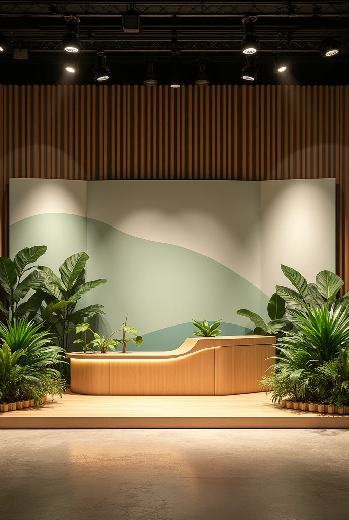 Project Title: Youth Entrepreneurship Event
Design
Description: You are tasked with creating a stage and reception desk for an event called
"Youth Entrepreneurship." The designs should align with the theme of sustainability and reflect the brand identity of the event.