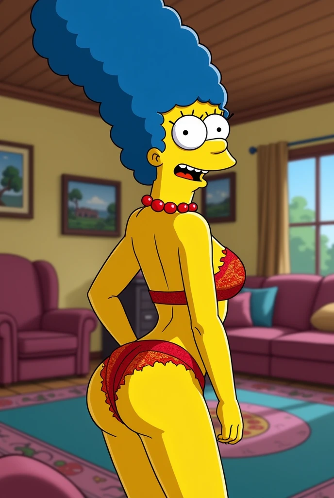 Marge simpson hot panties sex simpsons house